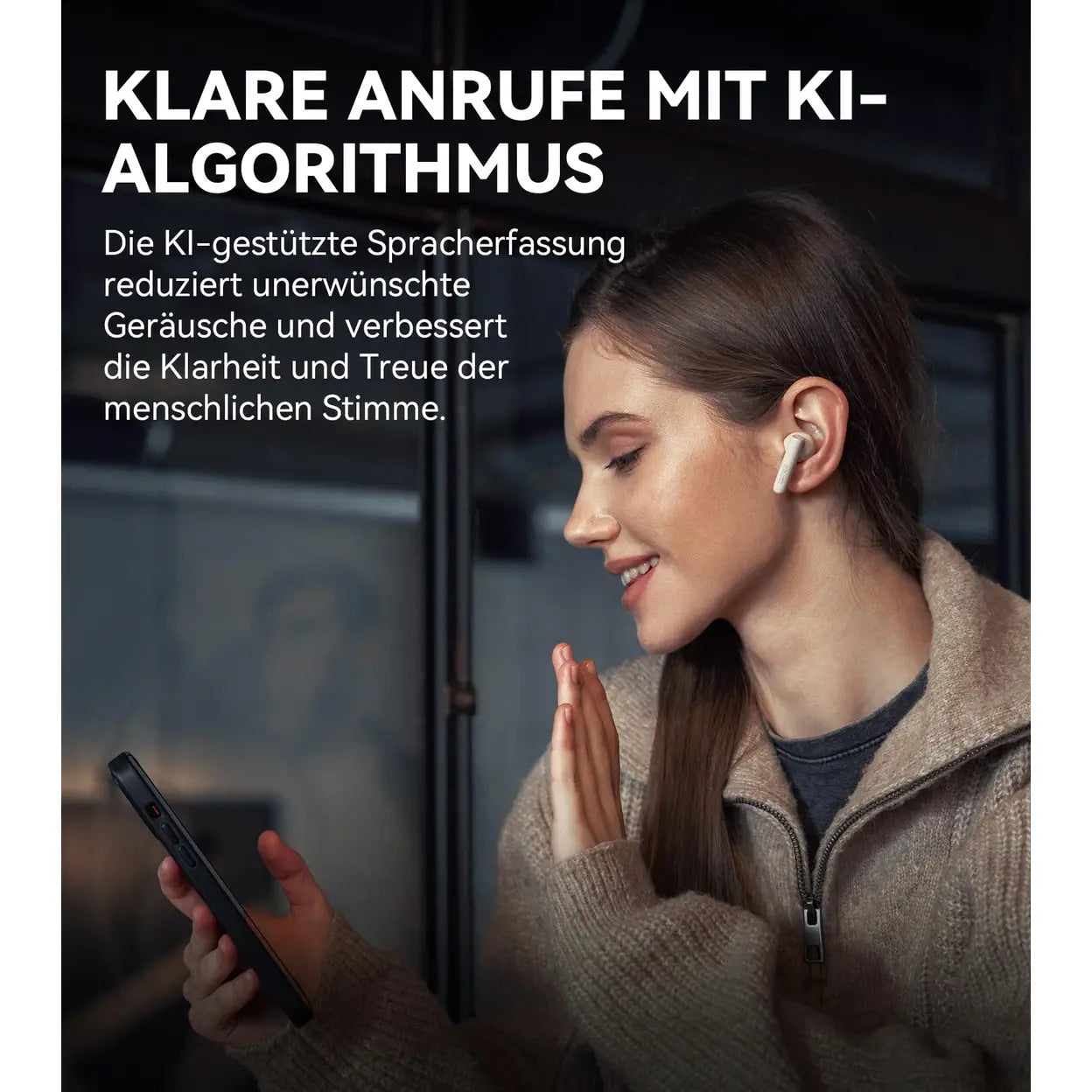 EDIFIER X5 Pro Bluetooth-5.3-Ohrhörer mit ANC, Elfenbein - 5
