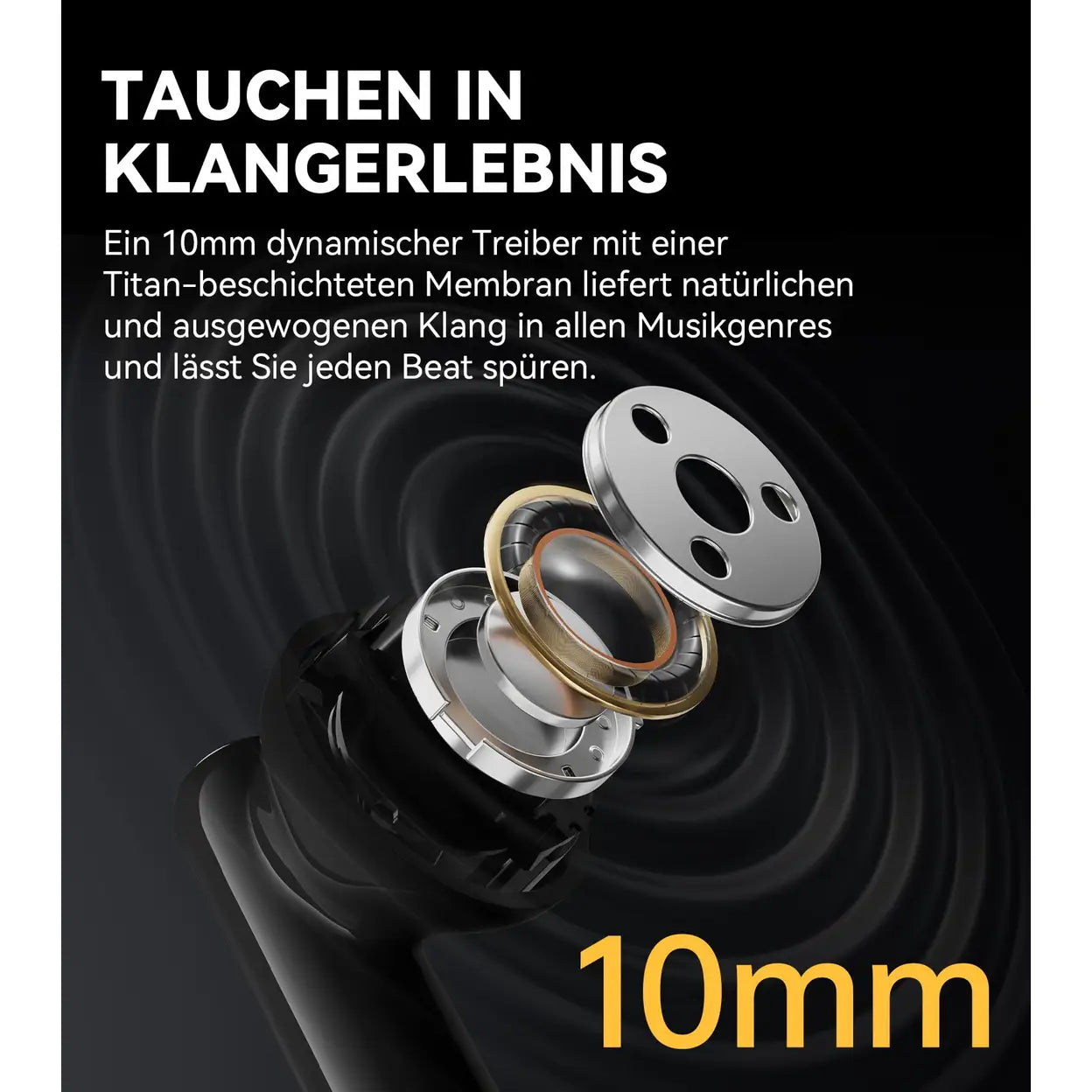 EDIFIER X5 Pro Bluetooth-5.3-Ohrhörer mit ANC, Schwarz - 3
