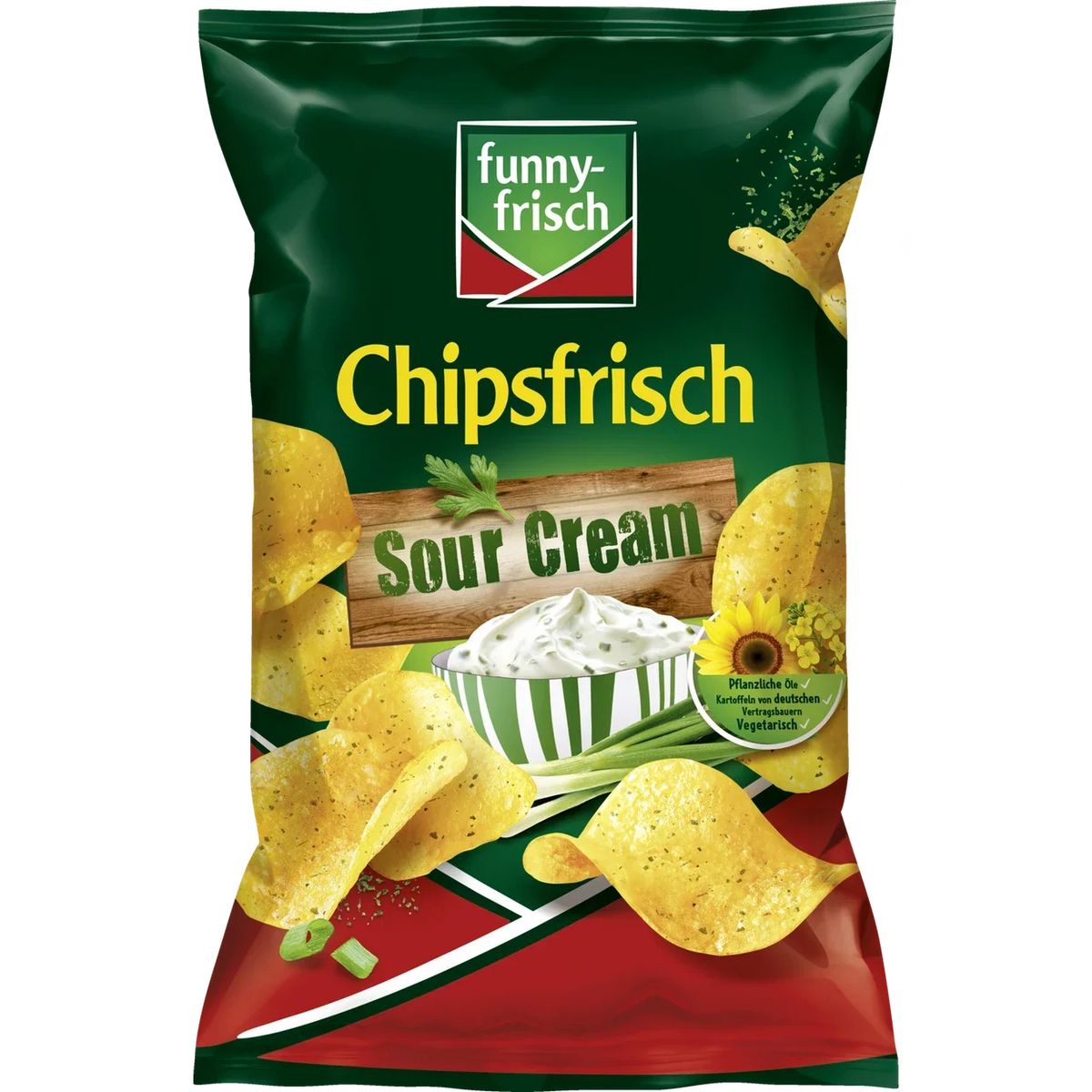 funny-frisch Chipsfrisch Sour Cream & Wild Onion 150 g