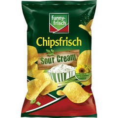 funny-frisch Chipsfrisch Sour Cream & Wild Onion 150 g