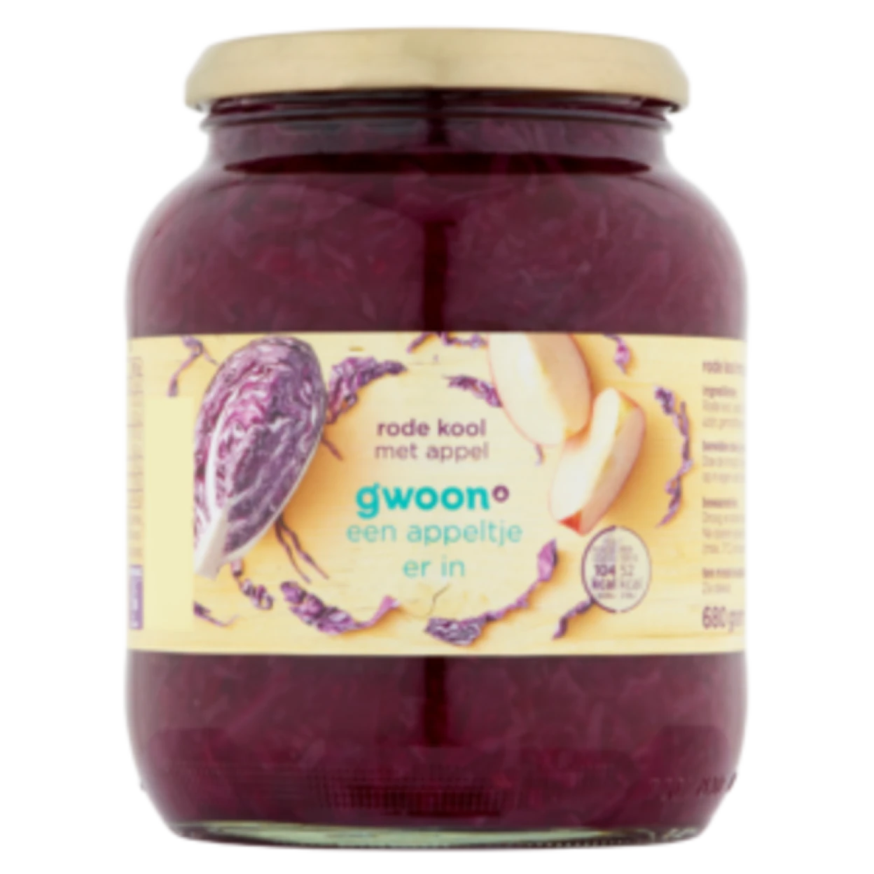 G’WOON Rotkohl mit Apfel 720 ml