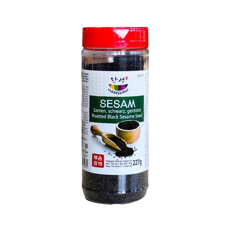 HANSUNG Gerösteter schwarzer Sesam 227 g
