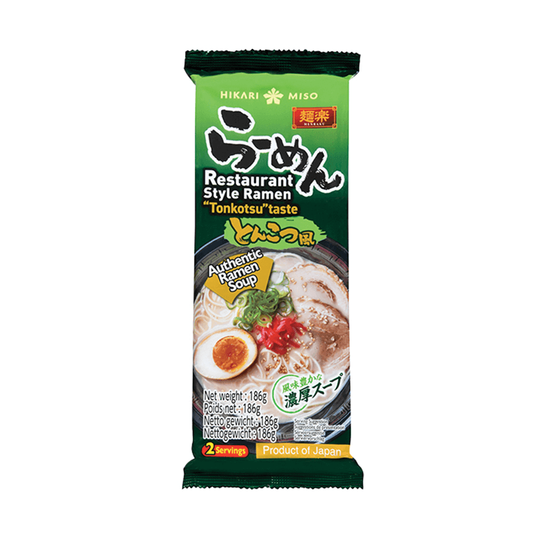 Hikari Miso Restaurant-Stil Ramen Tonkotsu Geschmack 186 g