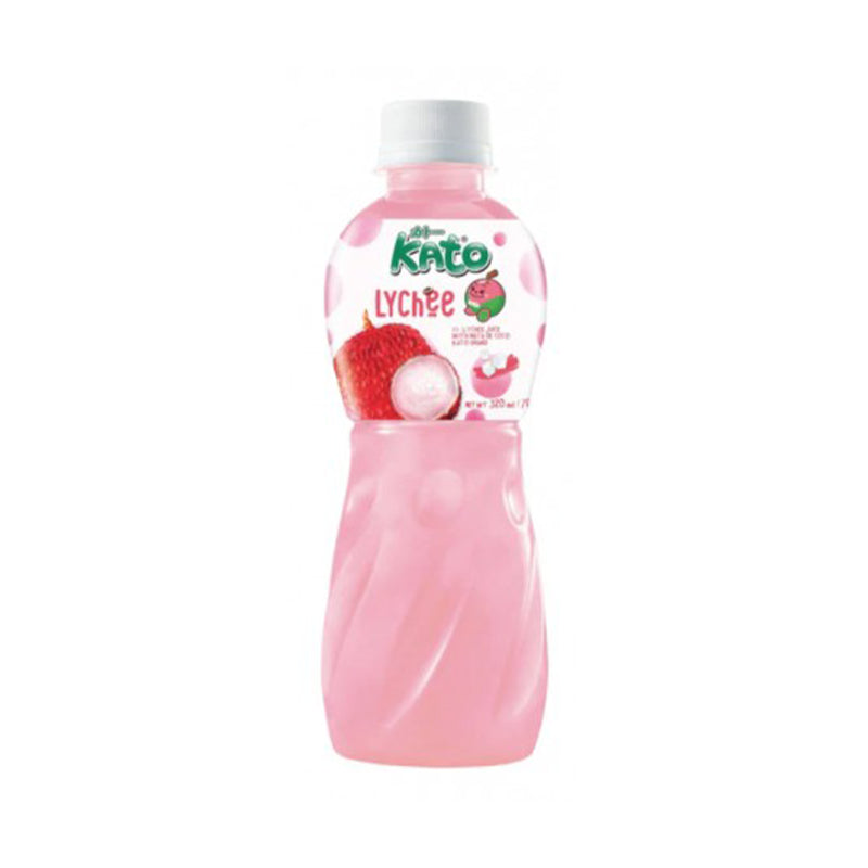 KATO Kokosnusskerngetränk - Litschigeschmack mit Pfand 320 ml