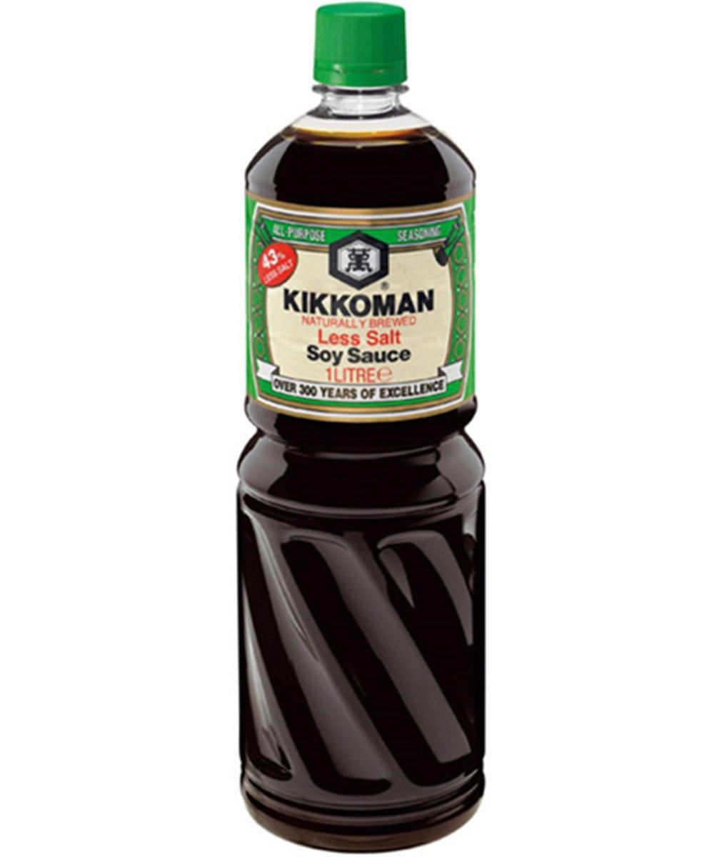 KIKKOMAN Salzreduzierte Sojasauce 1 l – MHD 11.03.2025