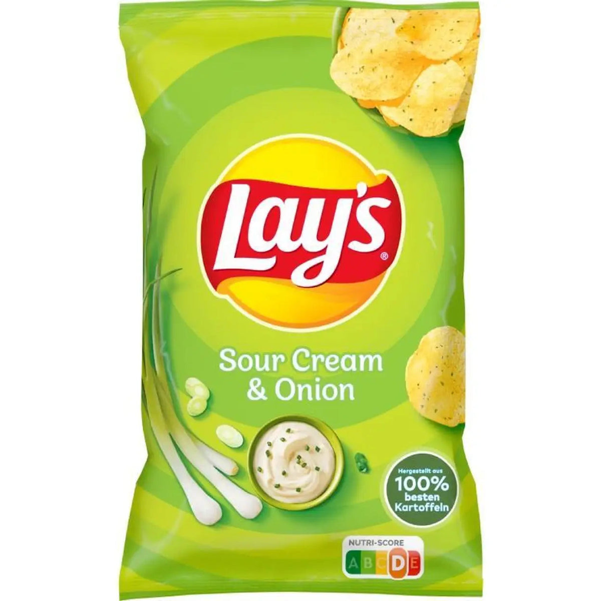 LAY'S Sour Cream & Onion Kartoffelchips 150 g