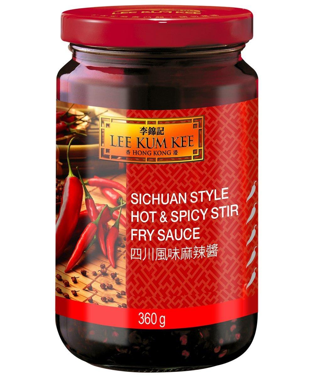 MHD:29.04.2024 Lee Kum Kee Sichuan Chilisauce scharf & würzig 360 g