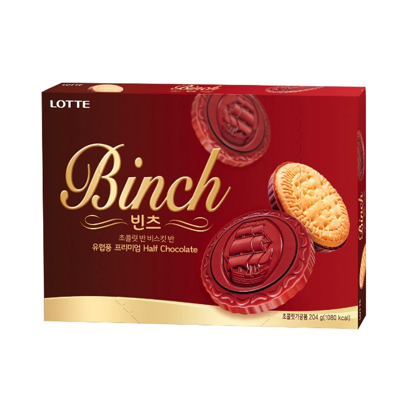 LOTTE Binch Schokoladenkekse 204 g