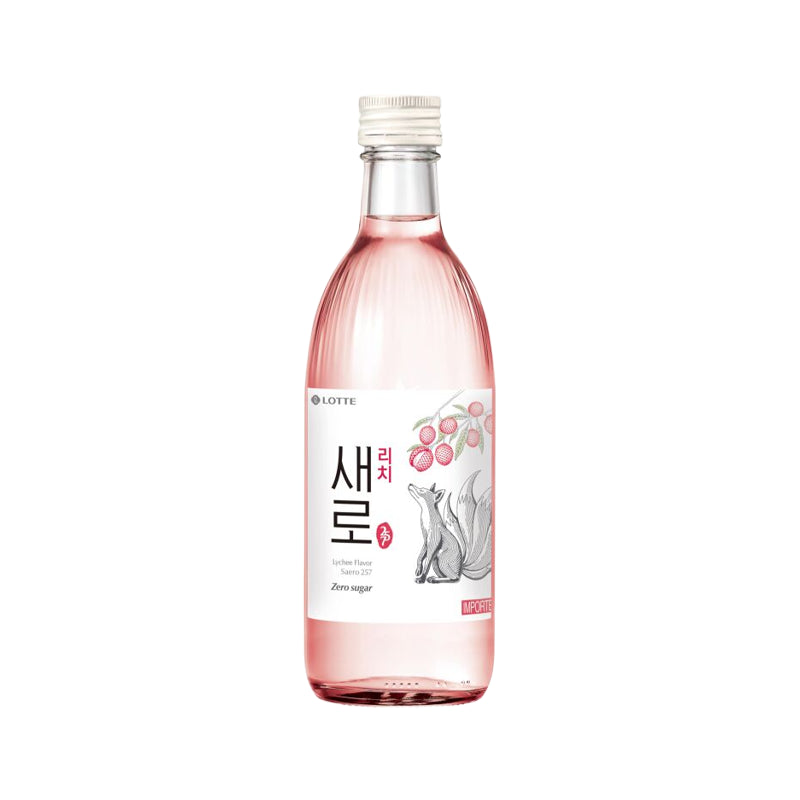 LOTTE Saero Zuckerfrei 12% - Litschi-Geschmack 375 ml