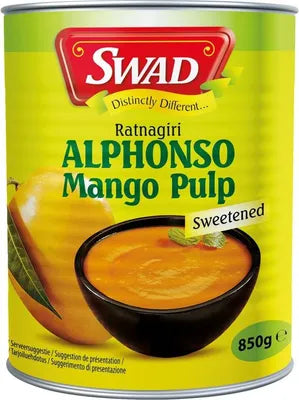 MHD: 02.2025 - SWAD Alphonso Mangopüree Swad 850 g