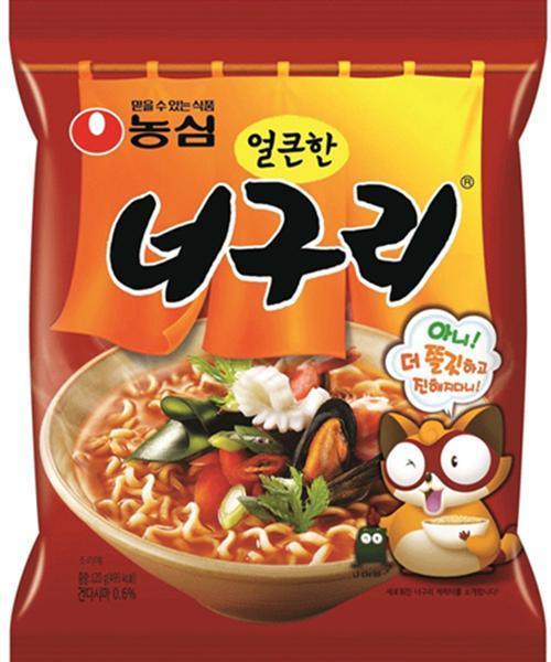 MHD: 08.01.2026 - Nongshim Instantnudeln Seafood scharf Neoguri 120 g