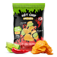 MHD: 12.03.2025 - Hot Chip Chilli & Lime Chips 80 g