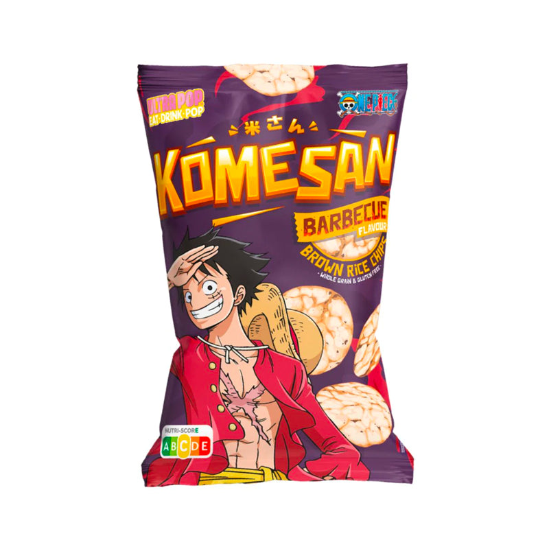 MHD: 16.05.2025 - ULTRA POP Komesan braune Reischips - BBQ Grillgeschmack 60 g