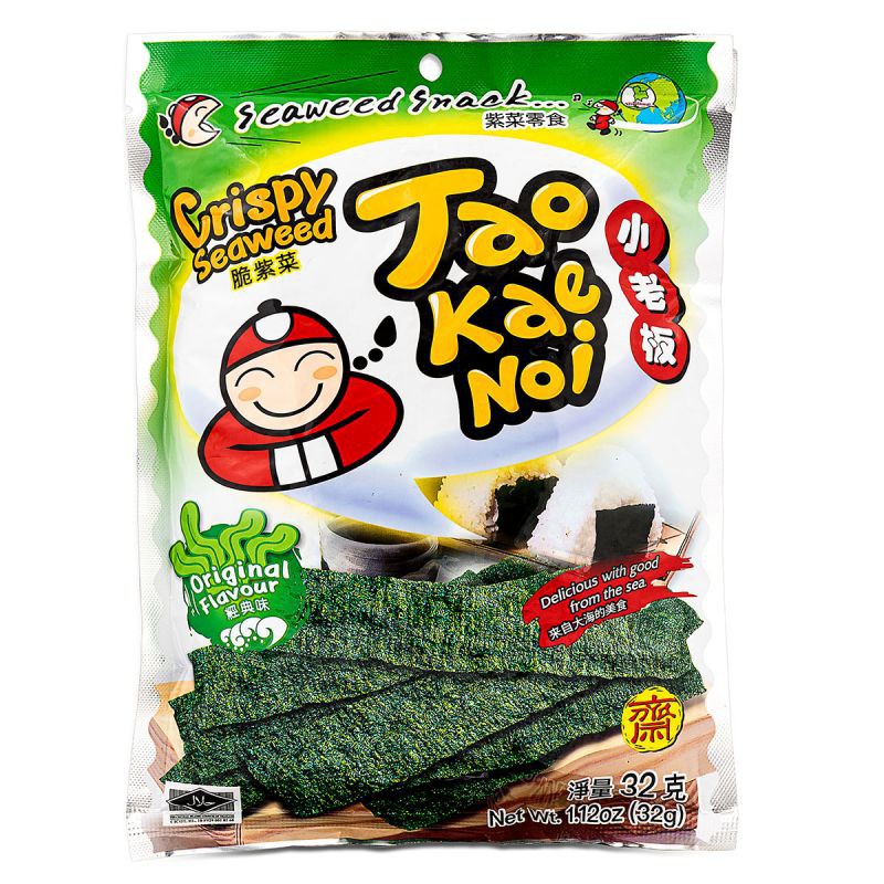MHD: 20.03.2025 - Tao Kae Noi Crispy Seaweed Original Flavour 32 g