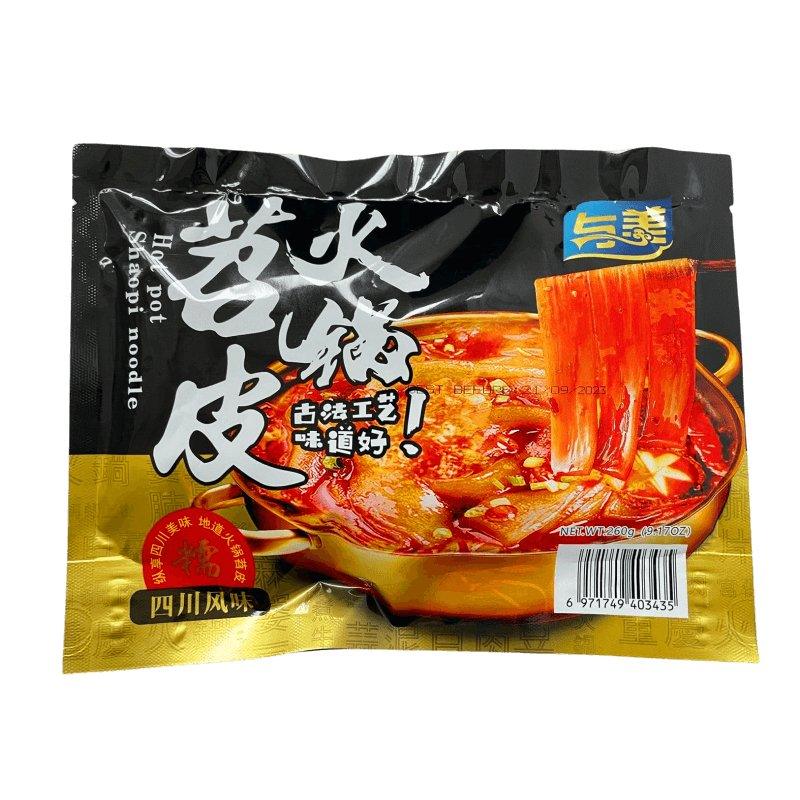 MHD:16.05.2024 YuMei Hot Pot Shaopi Nudeln 260 g