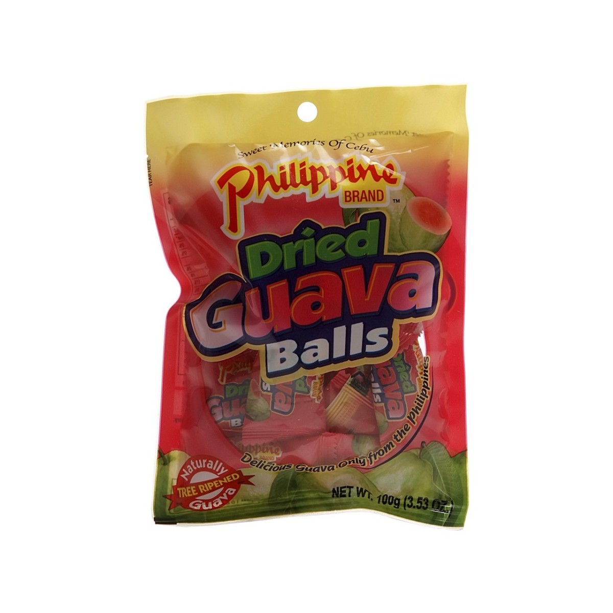 MHD: 23.03.2025 - Phillipine Brand dried guava balls candies 100 g