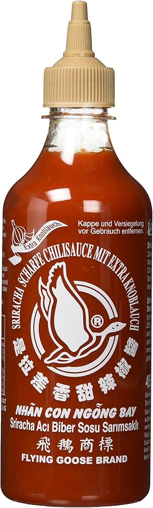 MHD: 28.07.2025 - Flying Goose Braune Sriracha Chillisauce 730 ml
