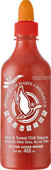 MHD: 28.07.2025 - FLYINGGOOSE Sriracha Chilisauce scharf & süß 455 ml