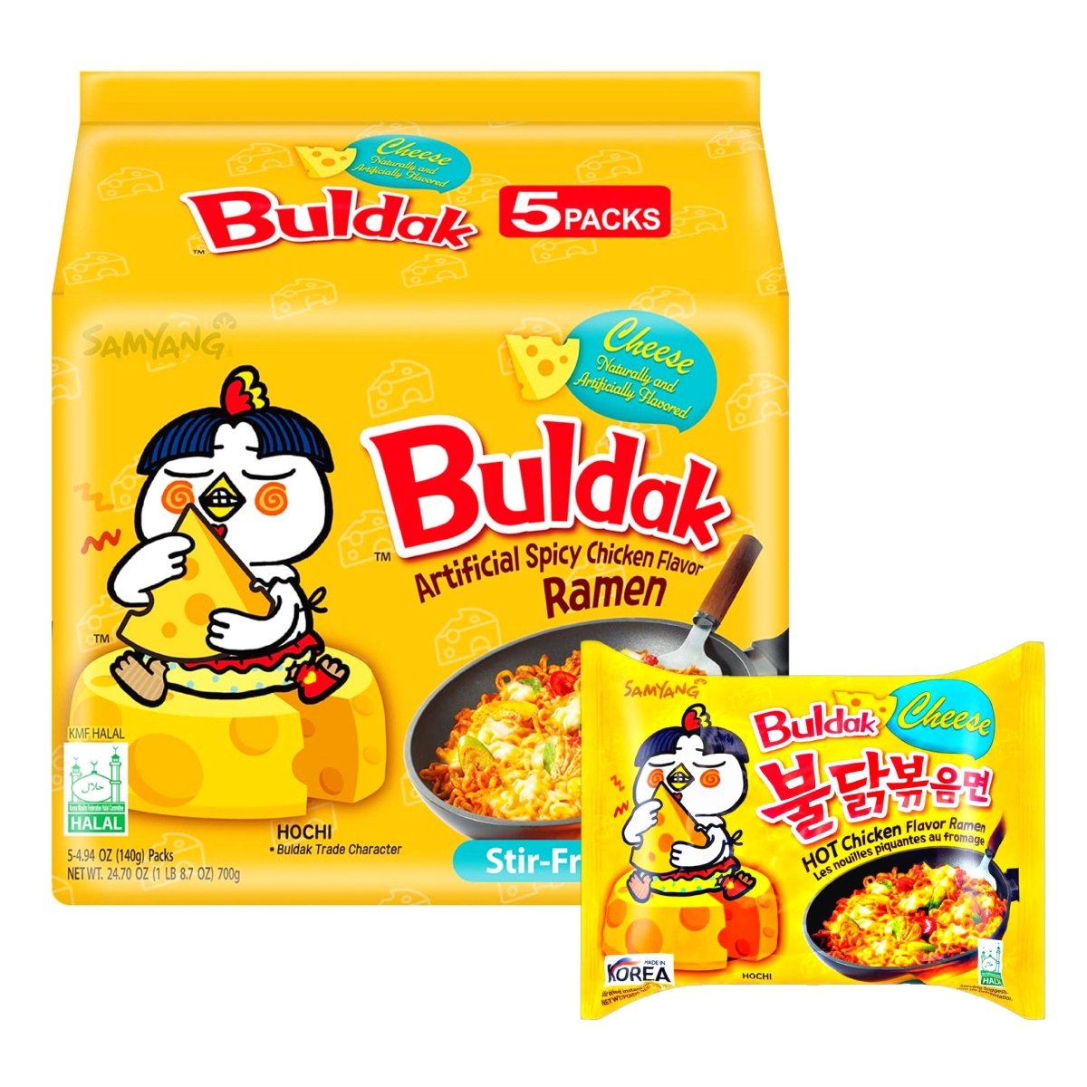 MHD: 29.10.2025 - Samyang Hot Chicken Ramen Käse 140 g x 5