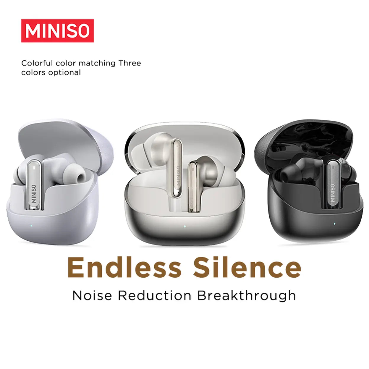 MINISO MS106 Bluetooth-6.0-Kopfhörer Schwarz - 9