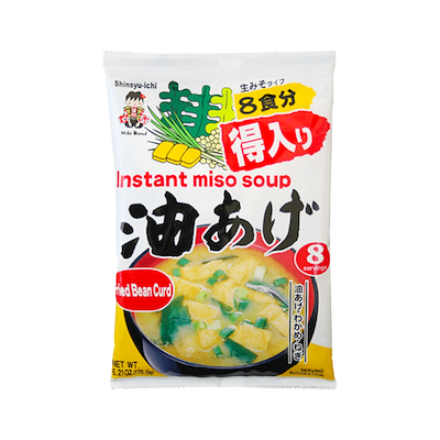MIYASAKA Instant Misosuppe mit gebratenem Tofu 8 x 19,5g