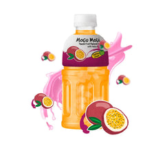 MHD:06.02.2025 Mogu Mogu  Passion Fruit Flavored Drink With Nata de Coco 320 ml