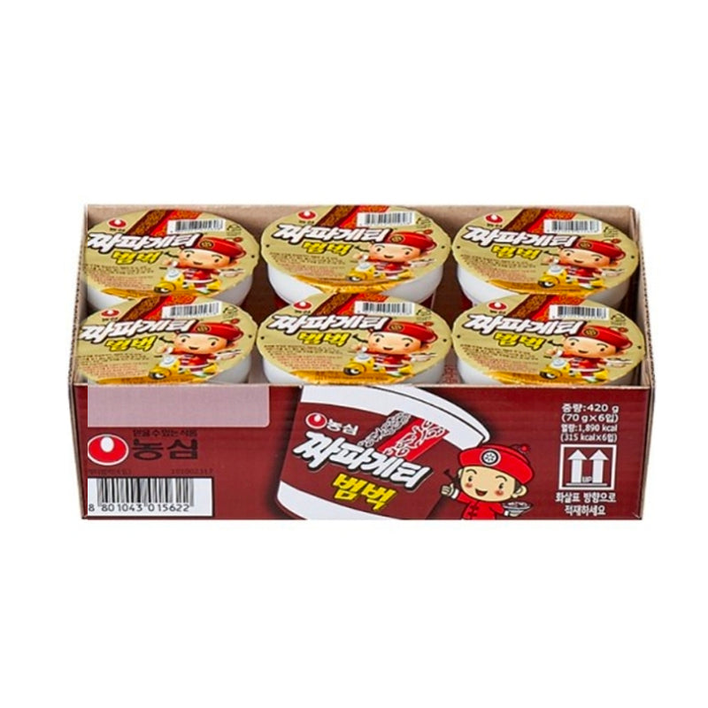 NONGSHIM Chapagetti Beombeok [Bündel] 6 x 70g
