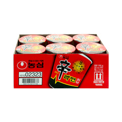 NONGSHIM Shin Ramen Cup [Bündel] 6 x 65g