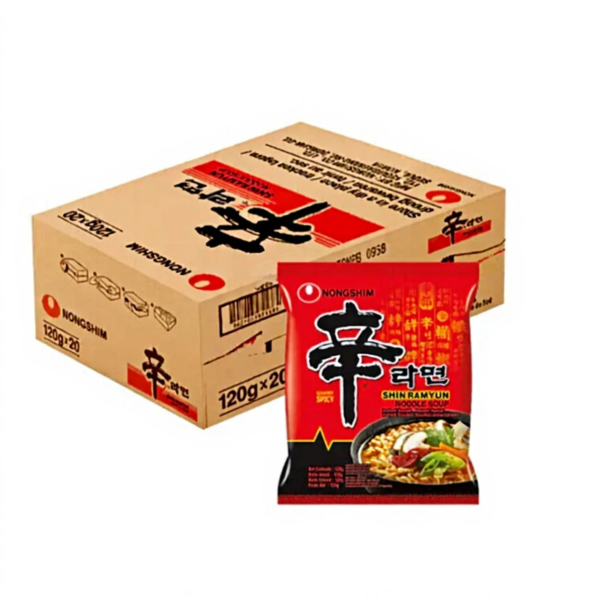 NONGSHIM Shin Ramyun Toomba 20 × 137 g