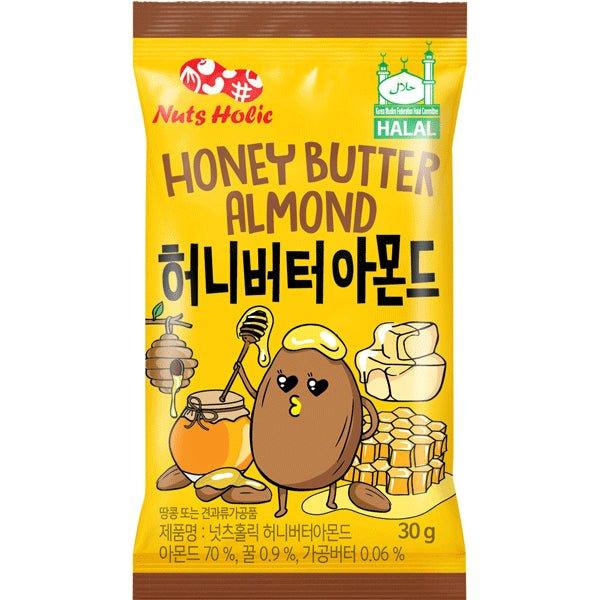 MHD:29.11.2024 NutsHolic Roasted Almond Honey Butter 30g