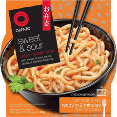 MHD:17.10.2024 Obento Sweet & Sour Udon Noodle Bowl 240g
