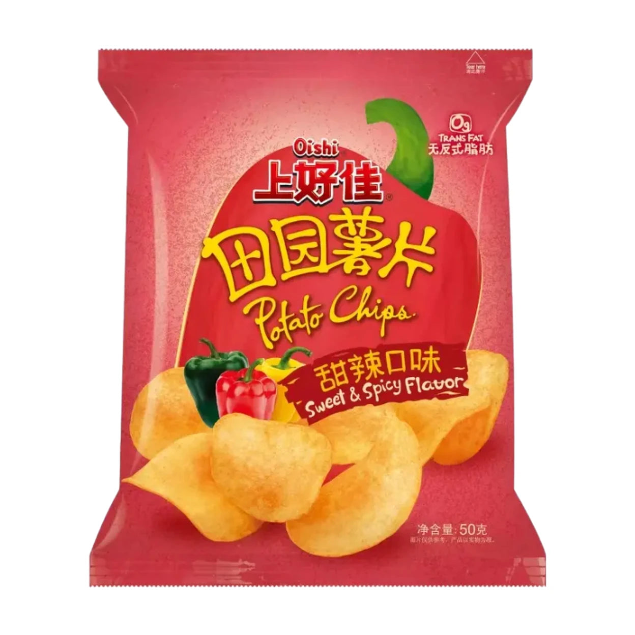 OISHI Farm Kartoffelchips süß-scharf 50 g