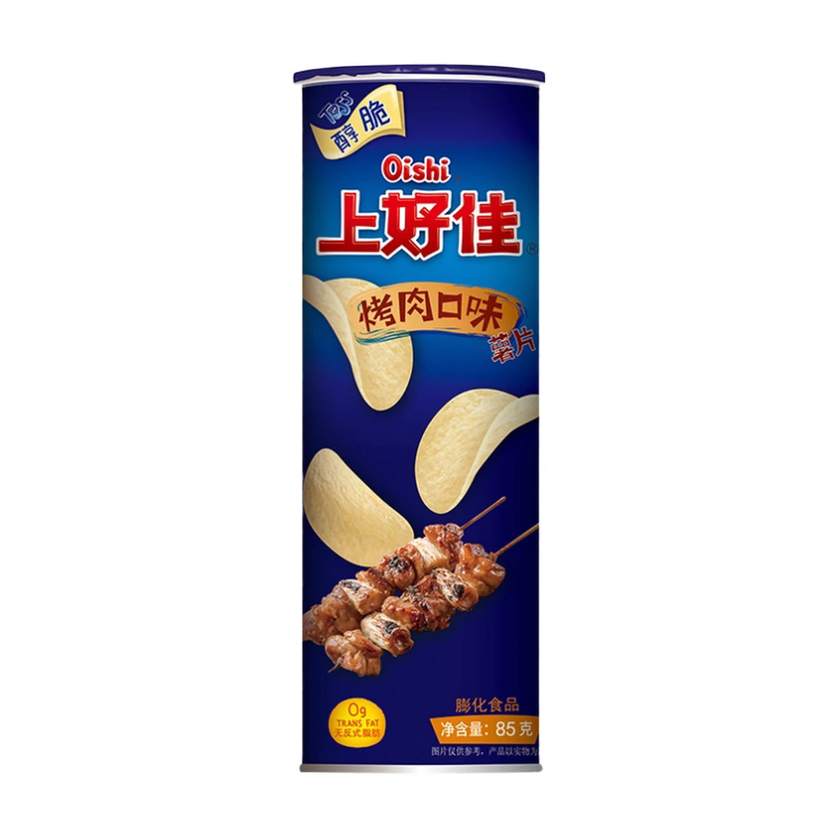 OISHI Kartoffelchips Röstfleisch 85 g