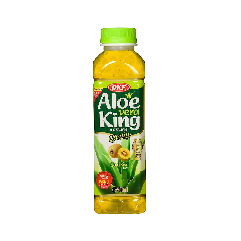 MHD: 22.05.2024 - OKF Aloe Vera - Gold Kiwi mit Pfand 500 ml