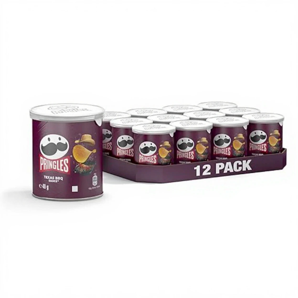 PRINGLES Texas BBQ Sauce 12 × 40 g