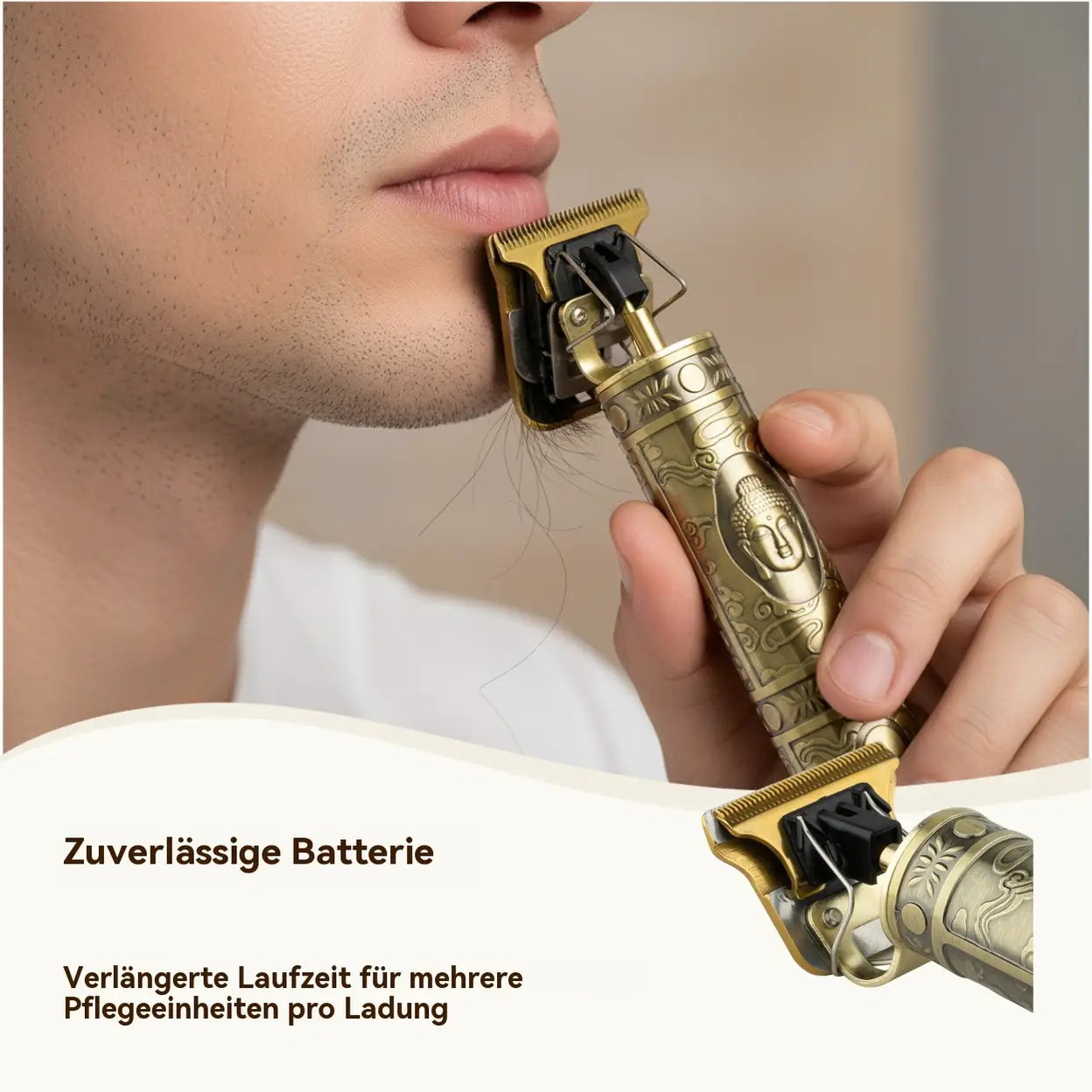 RAF Kabelloser Haartrimmer mit T-Klinge - 4