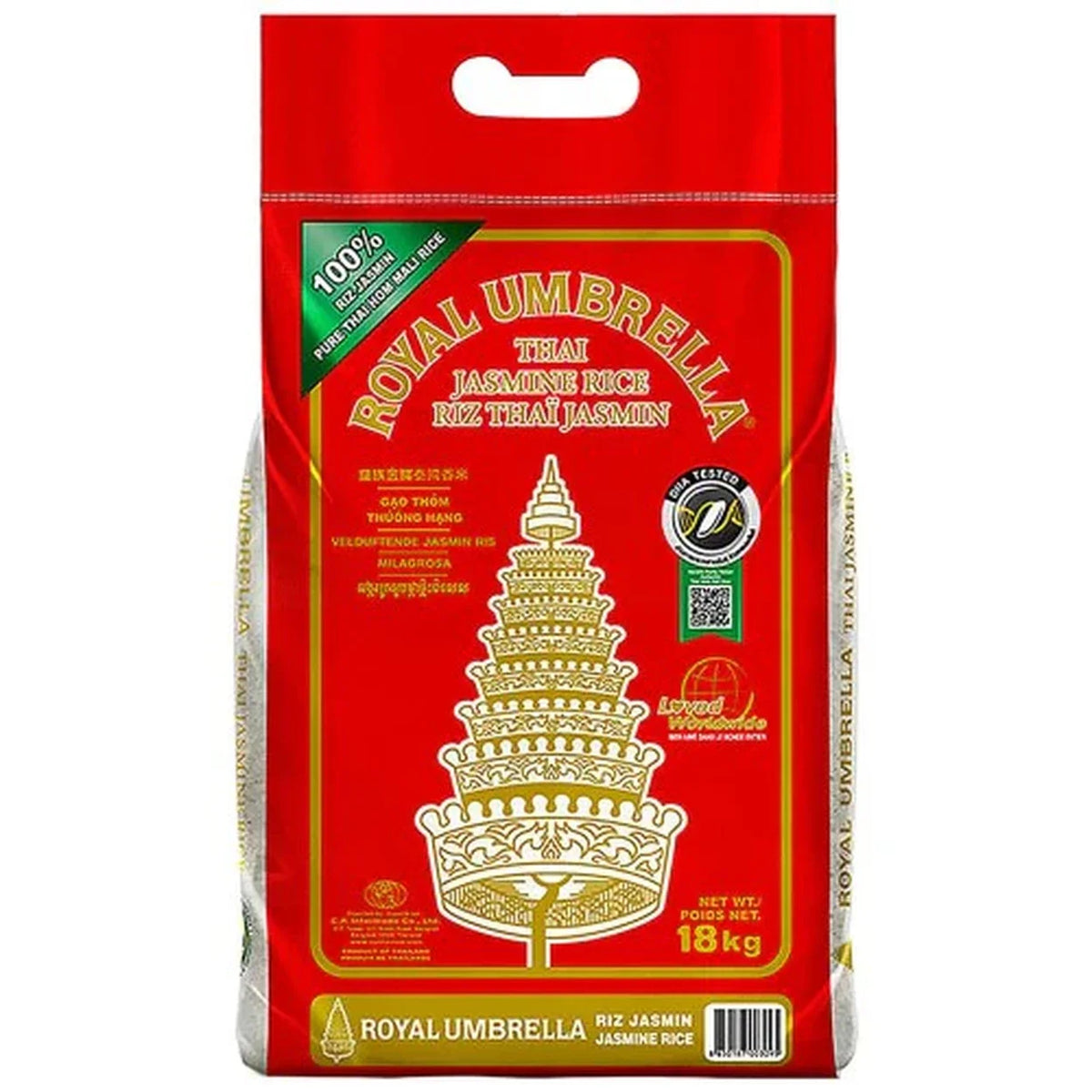 ROYAL UMBRELLA Thai Hom Mali Jasminreis 18 kg