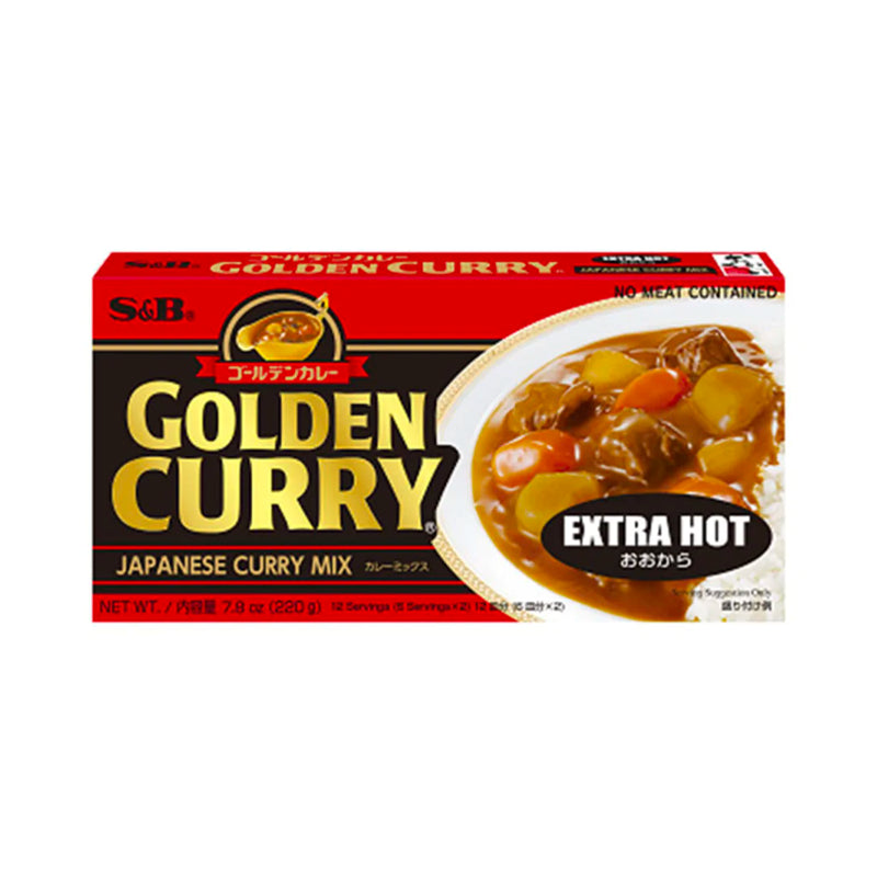 S&B Golden Curry extra scharf 220 g
