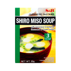 S&B Instant-Misosuppe Shiro Miso 30 g