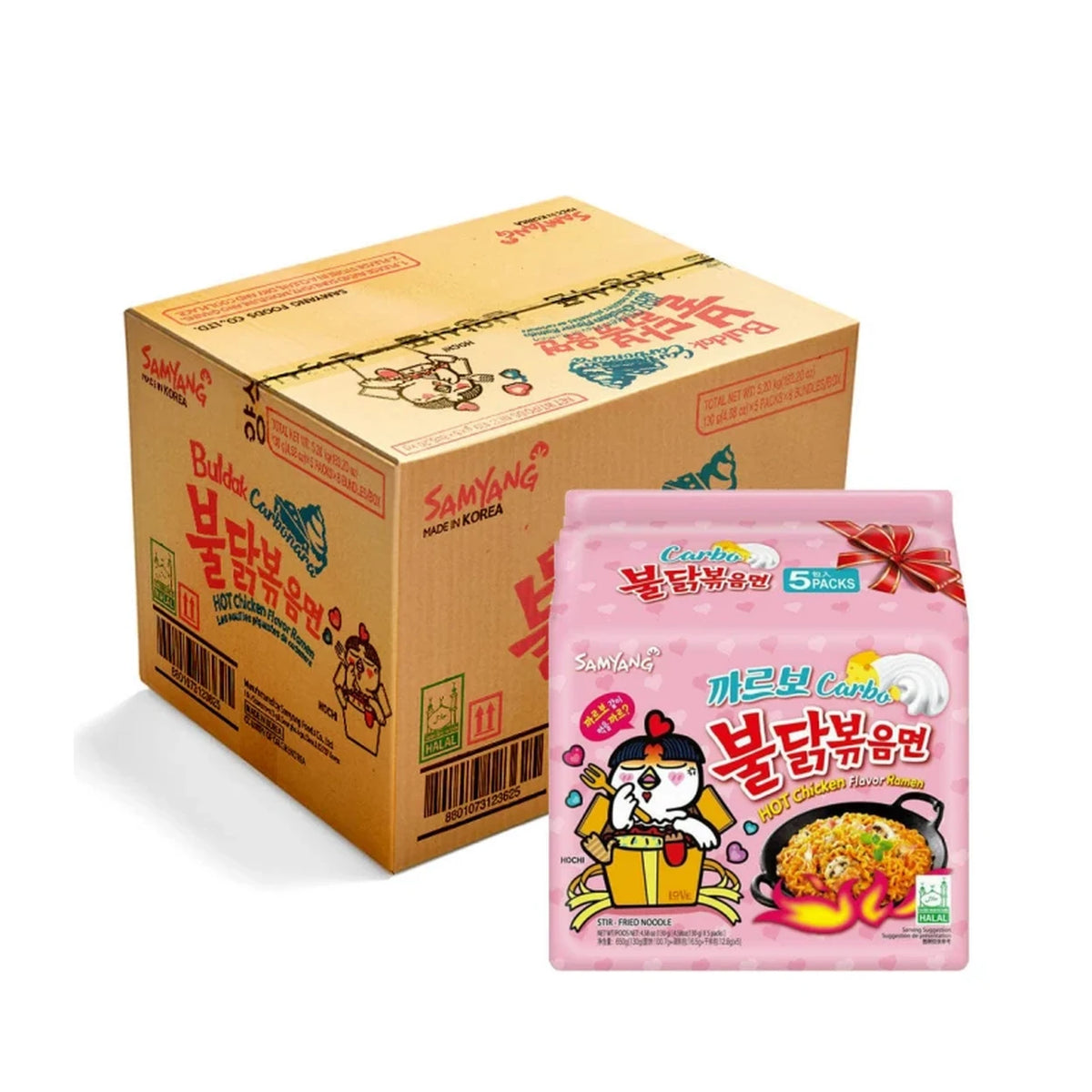 SAMYANG Buldak Carbonara Hot Chicken Ramen 40 × 130 g