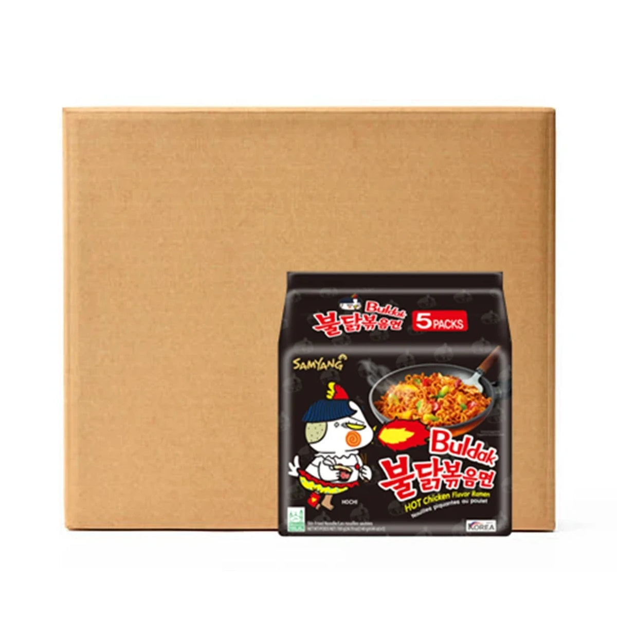 SAMYANG Buldak Hot Chicken Ramen Original 40 × 140 g