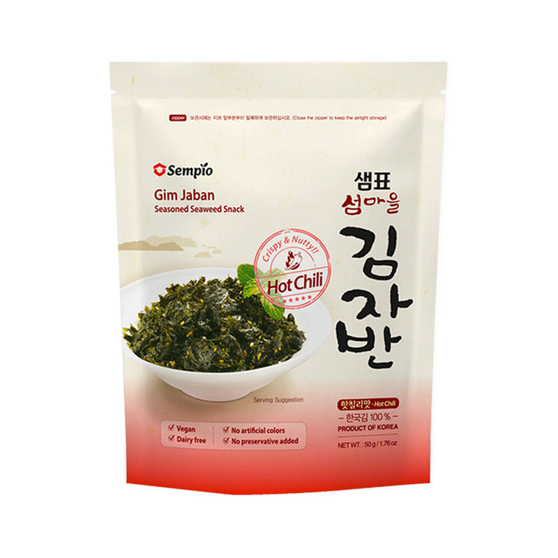 SEMPIO knuspriger Seetang-Snack Hot Chili 50 g