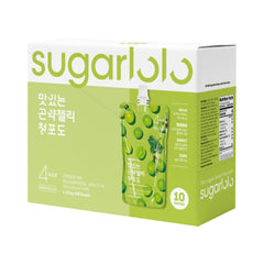 SUGARLOLO Konjak-Gelee – Weiße Traube Multipack 10 x 150 g