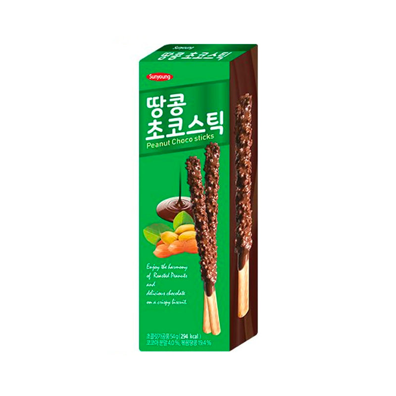 SUNYOUNG Peanut Choco Sticks 54 g