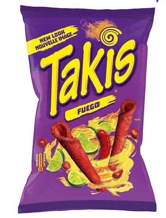 MHD:29.07.2024 Takis Fuego Chips Grosspackung scharf 100g