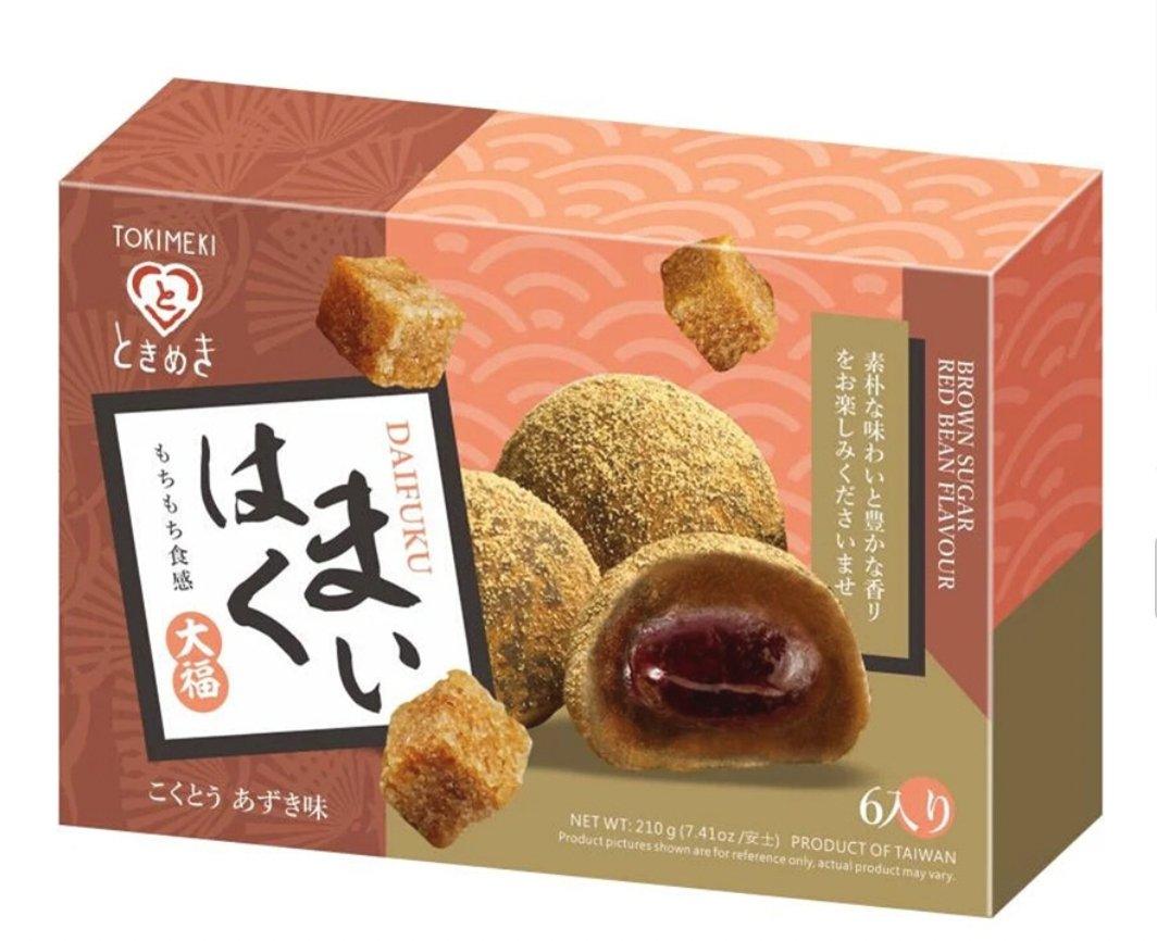 MHD:01.11.2024 TW Tokimeki Mochi Brown Sugar and Red Bean Fl 210 g