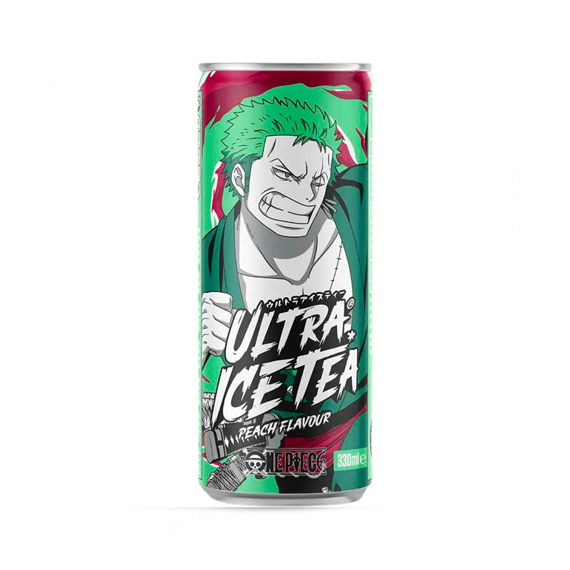 ULTRA ICE TEA - Pfirsich - One Piece Zoro mit Pfand 330 ml