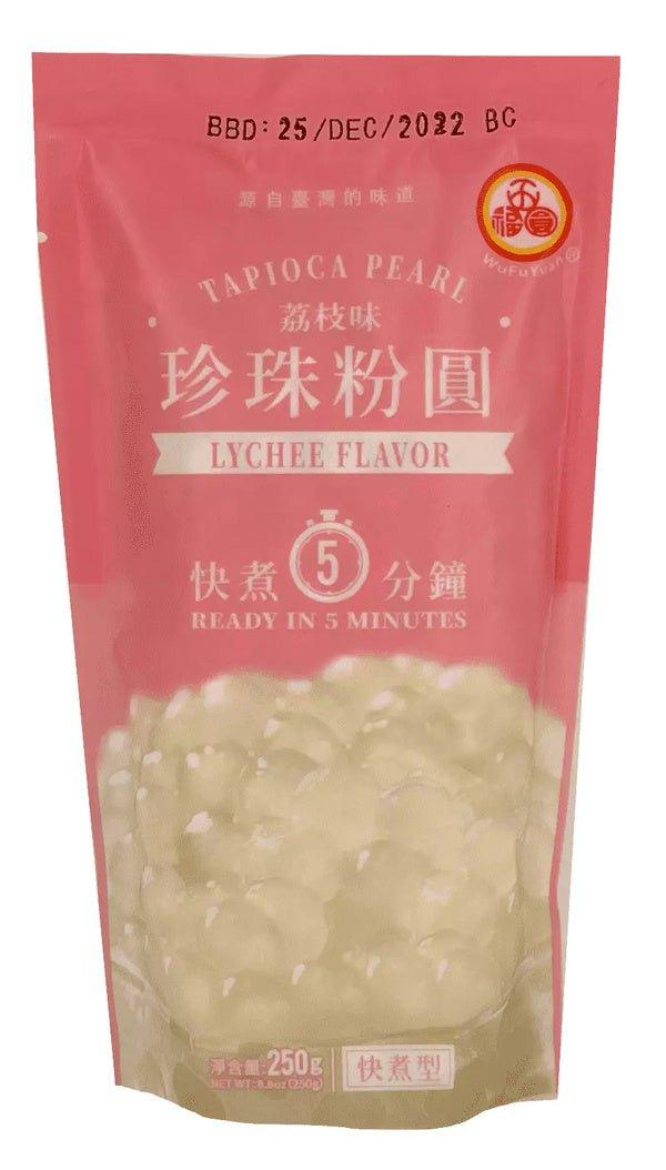 MHD:28.09.2023 WuFuYuan Lychee Perlen schnellkochend original 250 g