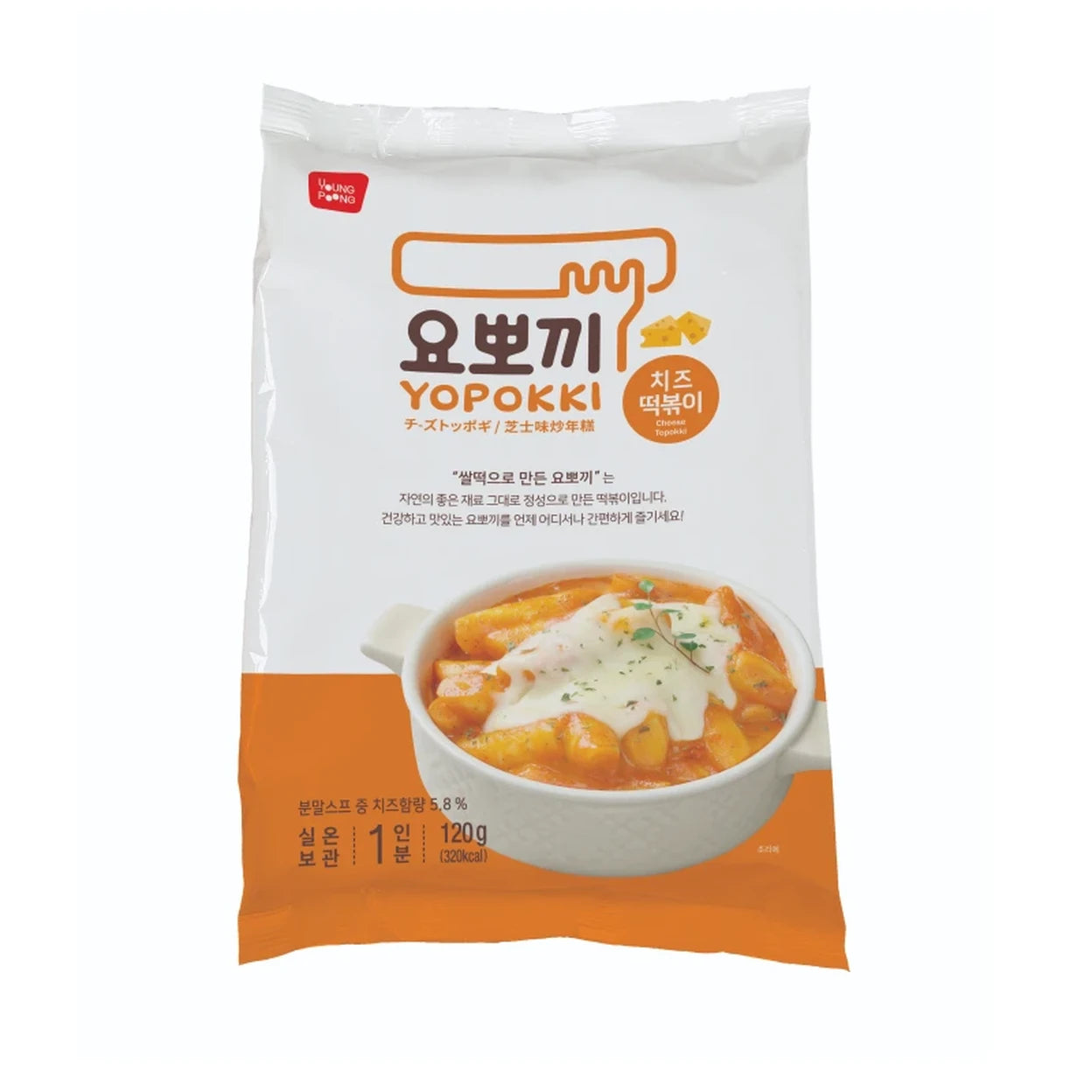 YOUNGPOONG Yopokki Tteokbokki Käse 120 g