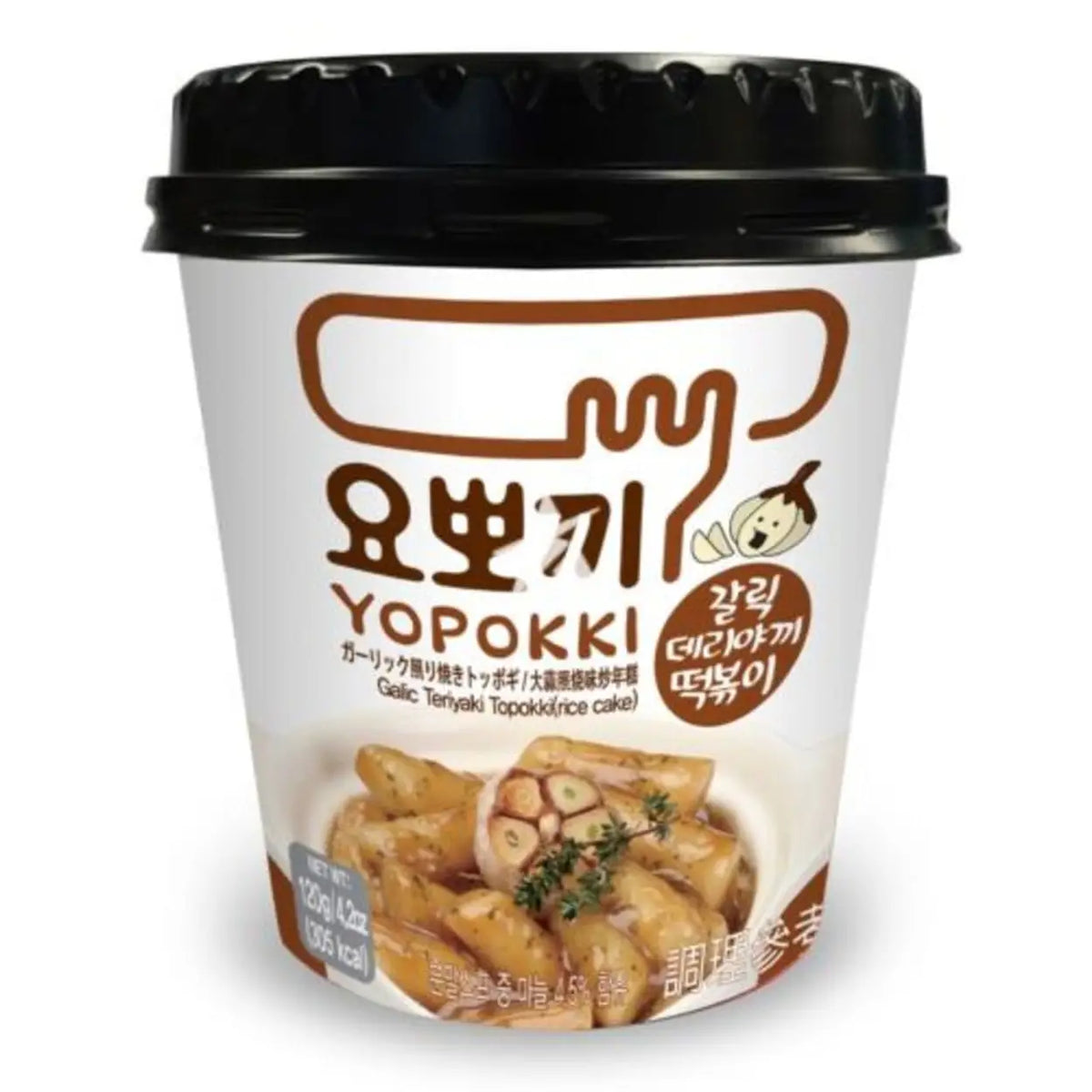 YOUNGPOONG Yopokki Tteokbokki Knoblauch-Teriyaki 190 g